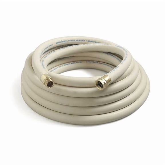 Washdown Hose Assembly, Hose 25 ft. L, Hose Inside Dia.: 1/2"