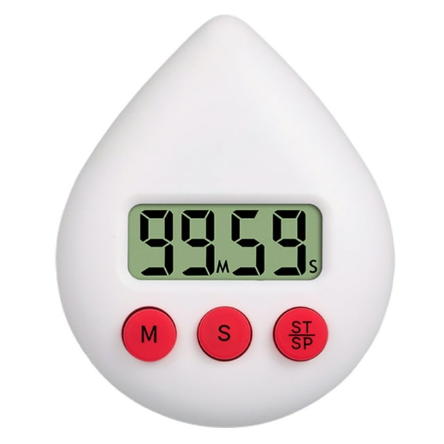 Shower Timer Water Drop Shaped Bathroom Timer Portable Digital Shower Timer For Kitchen Shower