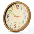 thumbnail image 4 of Children'S Wall Clock, 12.5 Inch / 32 Cm Children'S Wall Clock With Silent Clockwork And Colorful Numbers, Non-Ticking, Easy To Read, Home Accessories & Decoration, 4 of 7