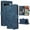 Blue, variant on Leather For Google Pixel 10 Pro XL Case Orchids&Butterflies Embossed 3-card  Flip Wallet Leather Case With Card Holder Magnetic Closure  Phone Cases Cover,Red,For Pixel 10 Pro XL