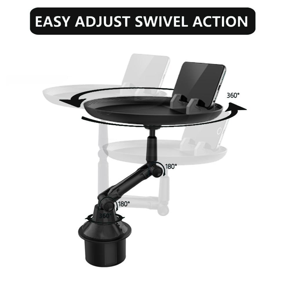 Car Travel Tray Food Drink Cup Coffee Table Stand Mount Holder Dinner Plate