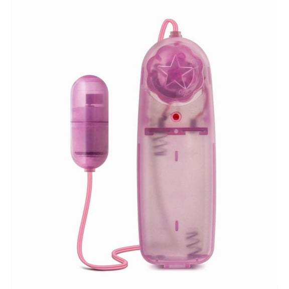 Eden Silver Bullet Mini Vibrator with Multi-Speed Control, Splashproof Clitoral Stimulator, Pink