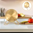 thumbnail image 1 of CRILSTYLEO 1Jgo De Acero Inoxidable Dorado Con Soporte Para Aperitivos Postres Y Camping, 1 of 8