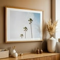 thumbnail image 4 of Palms, Laguna Beach - Laguna Beach California Photography Palm Tree Tropical Minimalist Summer Nature Beach Coastal Oak Framed Wall Art Print 5 x 7 inches, 4 of 6
