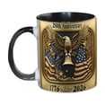 thumbnail image 6 of BSJJY U.S. 250th Anniversary Mug,Ceramic Commemorative Large Capacity Coffee Cup, for Graduation, Military Anniversaries, Retirement & Holiday Gifts (A), 6 of 6