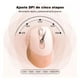 thumbnail image 4 of Mouse Inalámbrico Silencioso Ergonómico Mouse Bluetooth/2.4g Rosa pálido, 4 of 5