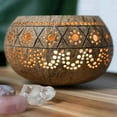 thumbnail image 4 of Candle Coconut Shell Bowl,Candle Holders,Handmade Coconut Shell Candle Holder for Tealight Small Pillar,Storage Bowl, 4 of 8
