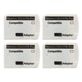 thumbnail image 1 of Adaptador de Tarjeta de Juego, Adaptador de Tarjeta de Memoria Portátil Abs Ligero 4pcs para Tarjeta de Juego para Tarjeta de Memoria, 1 of 7