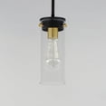 thumbnail image 5 of 12406CLBKSBR-Maxim Lighting-Pinn - 1 Light Mini Pendant-10 Inches Tall and 5 Inches Wide-Black/Satin Brass Finish, 5 of 5