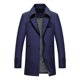 thumbnail image 3 of Gabardina de otoño e invierno para hombre, chaquetas extra largas, abrigo largo informal para hombre, rompevientos de moda de terciopelo de invierno 8XL, 3 of 5