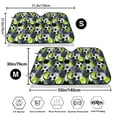 thumbnail image 3 of Picia Football Curved Windshield Sunshade Accordion Folding Style Auto Shade for Car Truck SUV Van Blocks UV Ray Sun Visor Protector -, 3 of 7