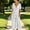 White, variant on Asgosdo Women Dresses Summer V Neck Short Sleeve Pleated Botton Casual Going Out Maxi Dress with Pockets
