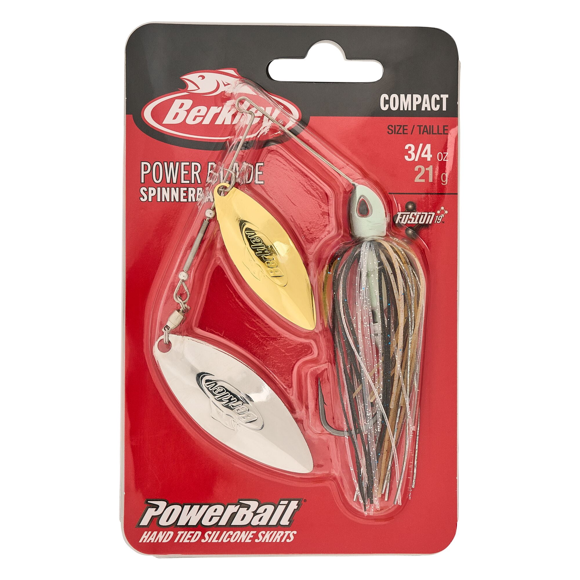 Berkley Power® Blade Compact, Spinnerbaits, Shad Spawn/Gold + Silver (1-count)