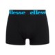 thumbnail image 4 of ellesse Men's Boxer Shorts HALI, 3-pack - Fashion Trunks, Logotipo, Algodón Stretch Negro/Multi M (Medium), 4 of 4