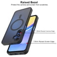 thumbnail image 4 of Tekcoo for Samsung Galaxy A15 5G Case, Compatible with MagSafe Military Grade Drop Protection Magnetic Rugged Cover Translucent Back Shockproof Phone Case for Samsung Galaxy A15 5G - Black, 4 of 10
