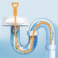 thumbnail image 3 of Household kitchen, toilet, plumbing, sink, hair cleaner, drain tool, hand cranked toilet, unclogger, 3 of 13
