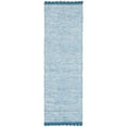 thumbnail image 3 of SAFAVIEH Montauk Sharlene Solid Braided Cotton Area Rug, Blue, 8' x 10', 3 of 9