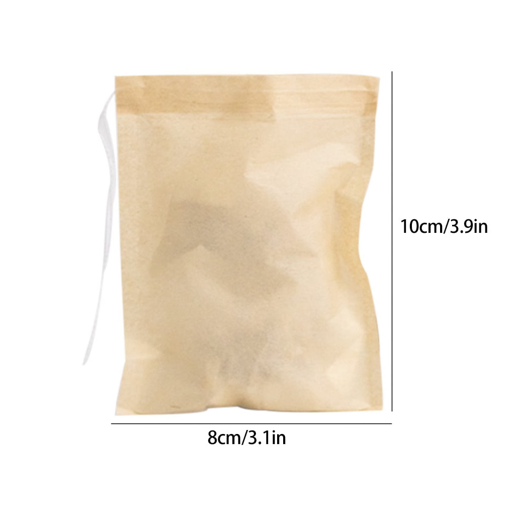 K2 50pcs Food Grade Empty Scented Tea Bags Infuser Drawstring Filter Paper for K2B 