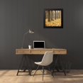 thumbnail image 4 of Kimberly, Allen 20x20 Black Modern Framed Museum Art Print Titled - Forest Floor 1, 4 of 5