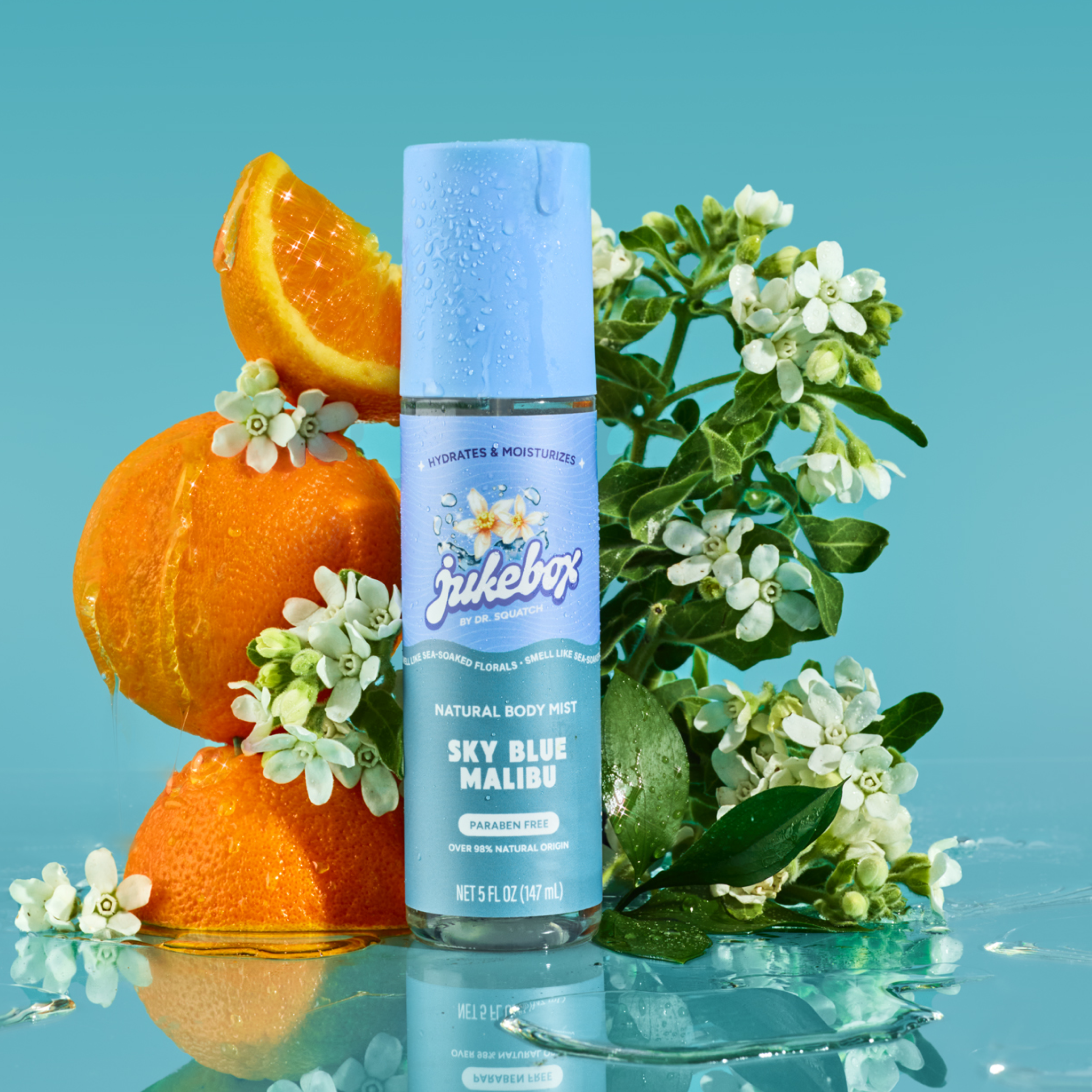 Jukebox Natural Body Mist, Sky Blue Malibu, 5 fl oz photo 7