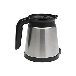 Coffee Carafe 51 Ounce Stainless Steel White Thermal Carafe Vacuum DUIERA  Coffee Pot Keep Hot/Cold 