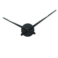 thumbnail image 2 of Grande Reloj Decorativo Decoración Etiqueta Diy Reloj Tiempo de Barrido Silencioso, para de Del Bar en hogar Negro Soledad Reloj de aguja de metal, 2 of 7