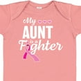 thumbnail image 4 of Inktastic Breast Cancer Awareness My Aunt is a Fighter Boys or Girls Baby Bodysuit, 4 of 5