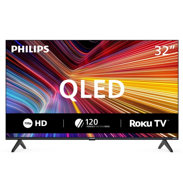 Philips Téléviseur Intelligent Roku HD QLED 32", 32PQF7666/F6A