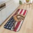 thumbnail image 2 of 4th of July Patriotic Independence Day Welcome Door Mat Memorial Day Doormat for Indoor Outdoor Decorations,Floor Mat Entry Rug Non-Slip Washable for Porch Front Door Entrance Clearance 16x48 Inch, 2 of 5