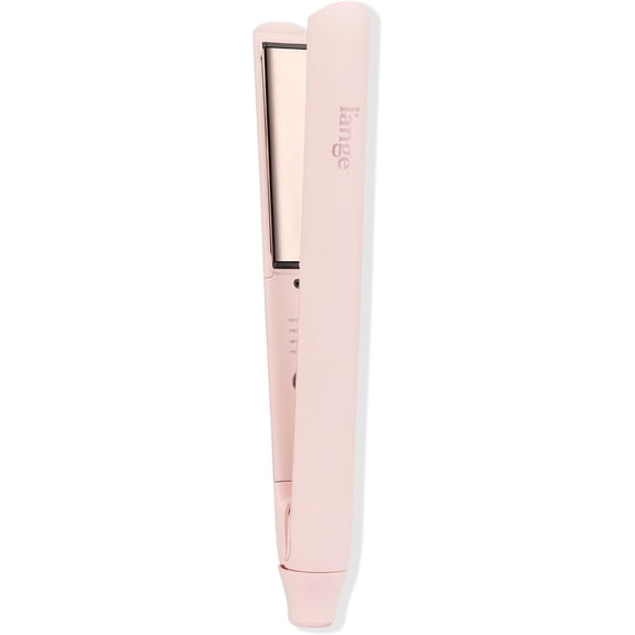 L'ange Hair Straight Forward 1" Professional Titanium Flat Iron Hair Straightener, Automatic Shutoff, Blush
