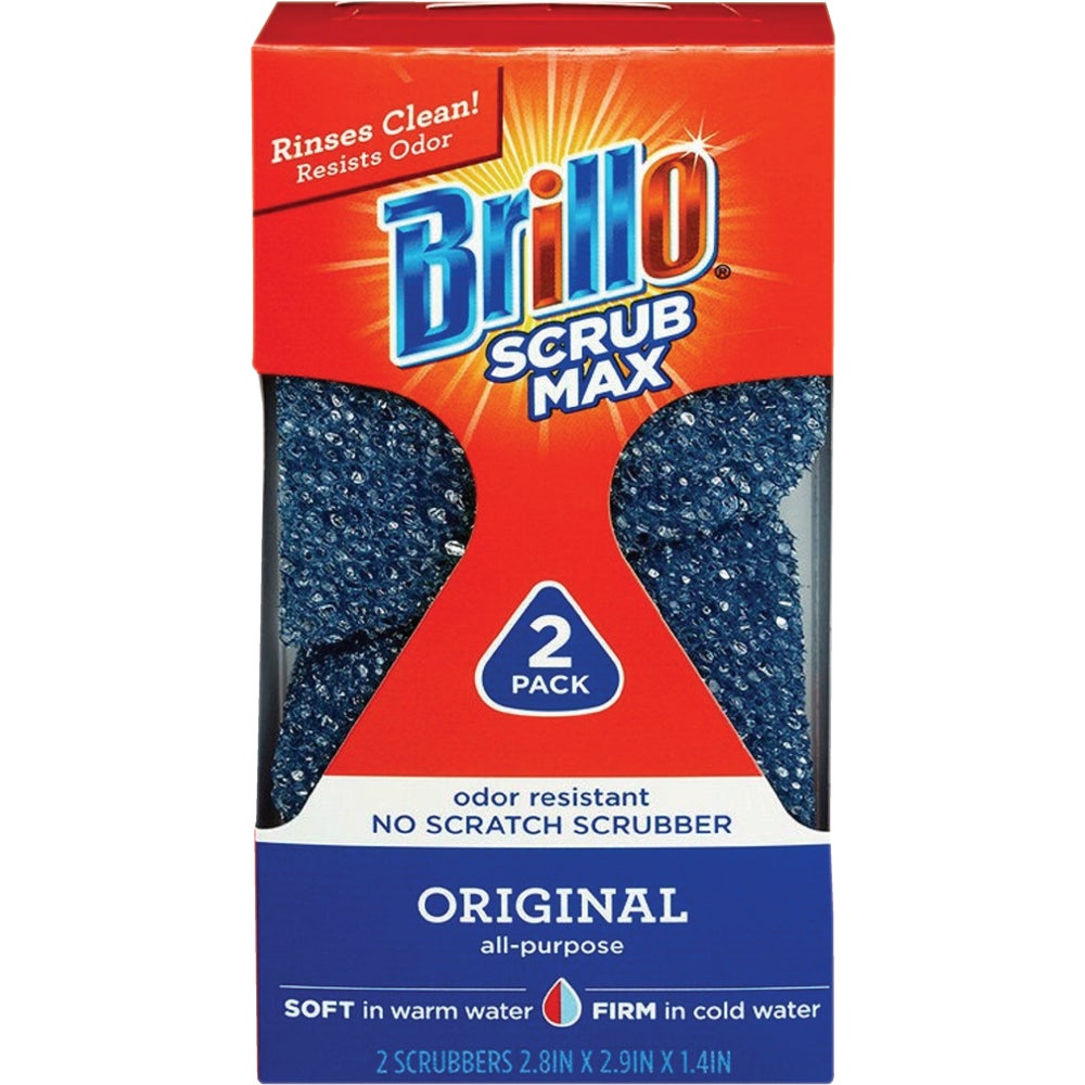 2 pk,Brillo 24826 Scrub Max Original NoScratch Scrubber (2Count