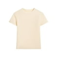 thumbnail image 5 of FRSASU Womens Tshirts Short Sleeve T Shirts Casual Crew Neck Tee Basic Tops Beige, 5 of 9