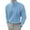Light Blue, variant on IROINNID Long Sleeve Shirts for Men Casual Solid Color V Stand Collar Bottoming Shirt Turtleneck Blouse,Gray