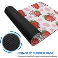 thumbnail image 6 of Long Mouse Pads for Desk,White Cow Strawberry Pattern Desk Mats on Top Of Desks, Desk Mouse Pad Extra Large with 3mm Non-Slip Base and Stitched Edge for Gaming,Office,Work,Home 31.5"x11.8", 6 of 6