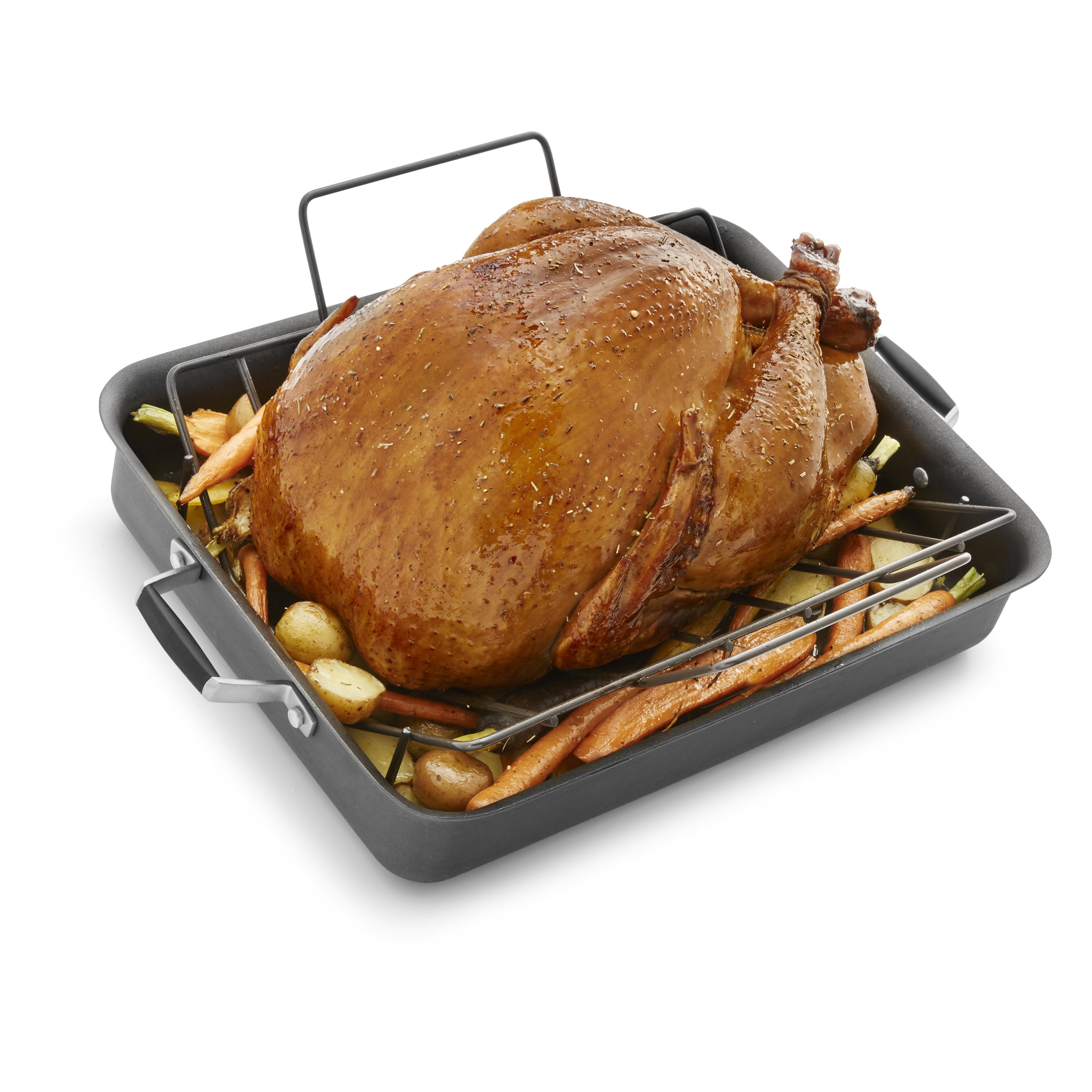 Classic™ Hard-Anodized Nonstick 16-Inch Roaster with Rack