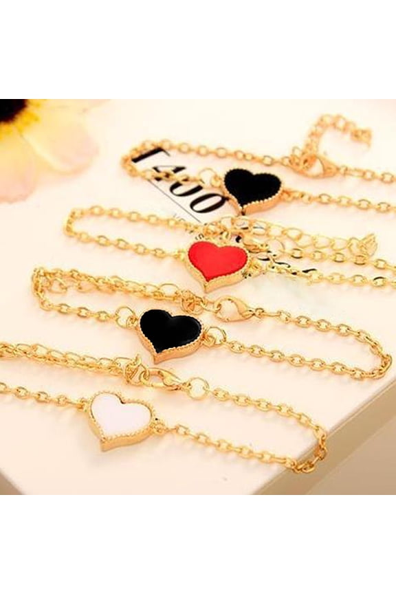 Women Bracelet Heart Dress Up Jewelry All Match Sweet Bracelet Girls Gift