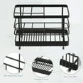 thumbnail image 4 of 304 Stainless Steel Toothbrush Holder Toothpaste Holder Stand for Bathroom Kitchen Accessories Black, 4 of 6