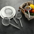 thumbnail image 3 of JMYHOAM Kitchen Gadgets Stainless Steel Oil Coland er Spoon Multi-functional Filter Spoon Stainless Steel Fine Mesh Wire Oil Skimmer Strainer Net-XL Home and Kitchen, 3 of 6