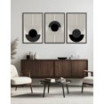 thumbnail image 6 of SHENIFY Boho Wall Art Framed Abstract Decor Bohemian Canvas Prints Ready to Hang - 24x36in3pcs Black Framed, 6 of 9