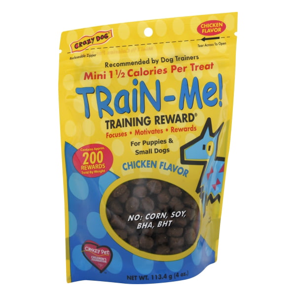 Crazy Dog MINI Train-Me ... Training Reward Dog Treats 3 Flavor Variety Bundle