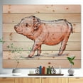 thumbnail image 2 of Design Art - Happy Pig Portrait in Brush Painting, 2 of 5