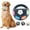 Black A does not include tennis balls, variant on The Mellow Dog Calming Ball, Rubber with Handle Dog Toy, Interactive Ball for Dogs Playing with Handle, Toss and Fetch Play Interactive for Medium Large Breeds