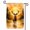 D, variant on XaaKee Garden Flags, Stag Morning Radiance Watercolor Flag, Double-sided High-quality White Linen Yard Flags For Outside, Outdoor Decor For Home Patio 12x18Inch