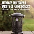 thumbnail image 2 of Fly Traps Outdoor - Mosquito & Flying Insect Killer for 1 Acre – Kills Mosquitoes, Flies, Gnats, Wasps - Bug Zapper Alternative - Black, 2 of 6