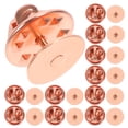 thumbnail image 3 of 50 Sets Pin Back Clutch for DIY Crafts Rose Gold Iron Material Tight Grip for Decoration, 3 of 10