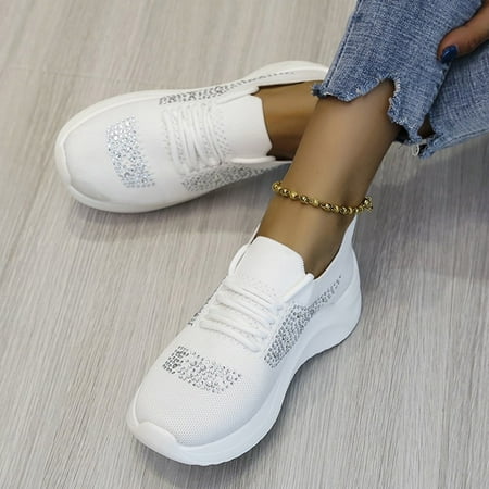 

〖Jisuan〗Women S Fashion Sneakers Breathable Shoes Women S Summer Flying Shoes Mesh Women S Sports Woven Women S