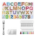 thumbnail image 1 of Resin Alphabet  Starter Kit, DIY Easy To Release Silicone Resin Alphabet Molds  For Keychain, 1 of 8