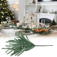 thumbnail image 7 of YOHAVEN Artificial Pine Branches, Faux Norfolk Sprigs Christmas Greenery Picks for DIY Wreath Garland Xmas Tree Crafts, Rustic Winter Holiday Decorations for Home Office, 7 of 7
