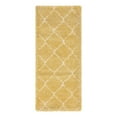 thumbnail image 2 of Unique Loom Rabat Shag Collection Area Rug - Fractured (2' 7" x 6' 1" Runner Yellow/Ivory), 2 of 5