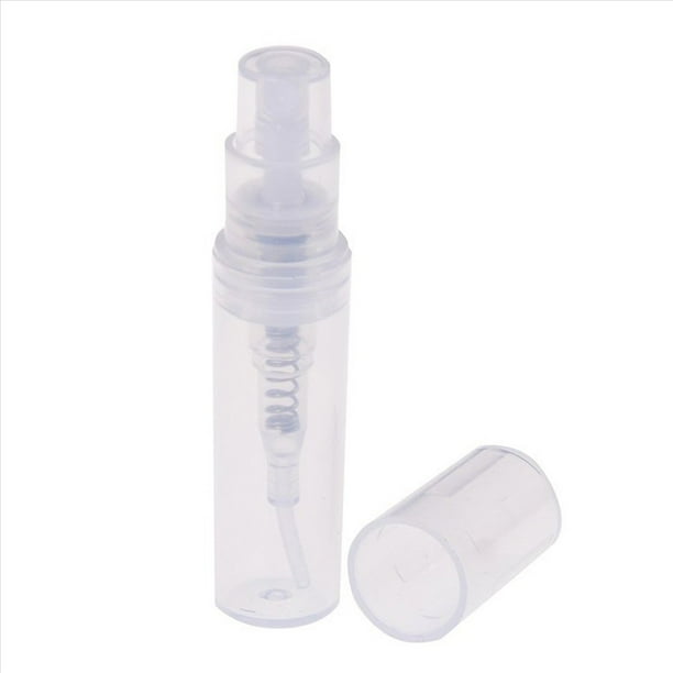 Mini Botella de PláStico Transparente de 2 Ml de de Perfume Botella de Muestra Vacía Adecuada para Fiesta de Viaje 600 Piezas